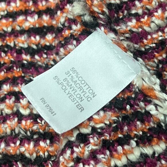 J JILL Open‎ Aztec Chunky Long Cardigan Size 1X - Picture 9 of 9